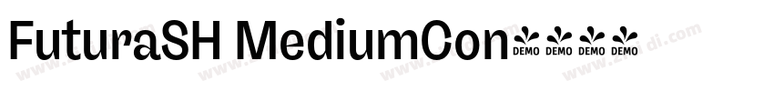 FuturaSH MediumCon字体转换